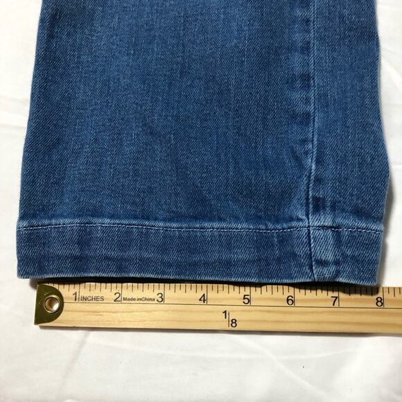 Superdry womens 26 wide leg cargo utility cropped jeans baggy pockets light wash - Picture 10 of 15
